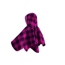 Load image into Gallery viewer, Pookie Poncho - Pink Toddler/Youth Polar Fleece