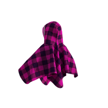 Load image into Gallery viewer, Pookie Poncho - Pink Toddler/Youth Polar Fleece