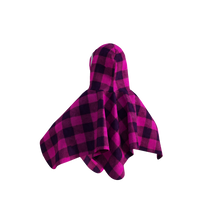 Load image into Gallery viewer, Pookie Poncho - Pink Toddler/Youth Polar Fleece