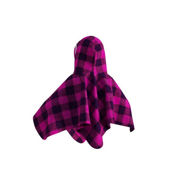 Pookie Poncho - Pink Toddler/Youth Polar Fleece