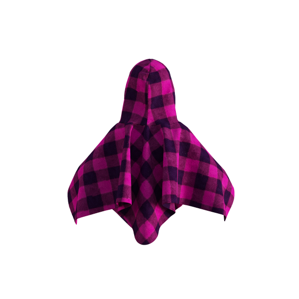 Pookie Poncho - Pink Toddler/Youth Polar Fleece