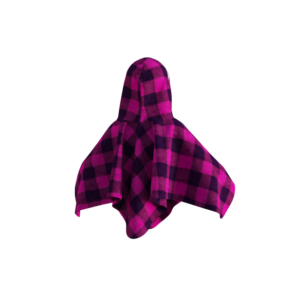 Pookie Poncho - Pink Toddler/Youth Polar Fleece