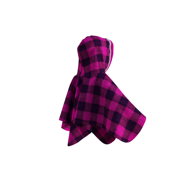 Pookie Poncho - Pink Toddler/Youth Polar Fleece