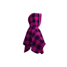 Load image into Gallery viewer, Pookie Poncho - Pink Toddler/Youth Polar Fleece