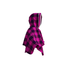 Load image into Gallery viewer, Pookie Poncho - Pink Toddler/Youth Polar Fleece