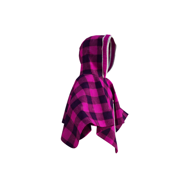 Pookie Poncho - Pink Toddler/Youth Polar Fleece