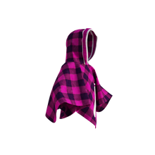 Load image into Gallery viewer, Pookie Poncho - Pink Toddler/Youth Polar Fleece