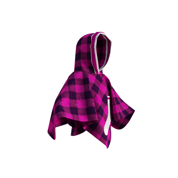 Pookie Poncho - Pink Toddler/Youth Polar Fleece