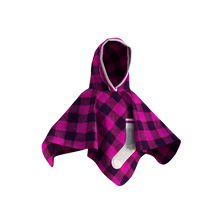Load image into Gallery viewer, Pookie Poncho - Pink Toddler/Youth Polar Fleece