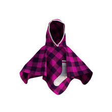 Load image into Gallery viewer, Pookie Poncho - Pink Toddler/Youth Polar Fleece