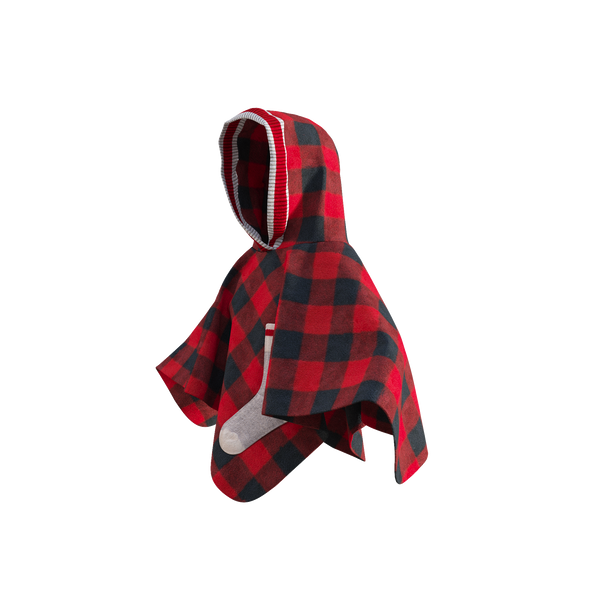 Pookie Poncho - Red Toddler/Youth Polar Fleece