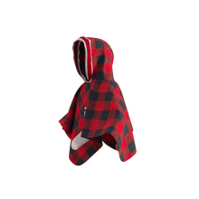 Load image into Gallery viewer, Pookie Poncho - Red Toddler/Youth Polar Fleece