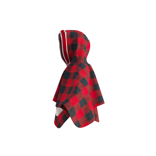 Pookie Poncho - Red Toddler/Youth Polar Fleece