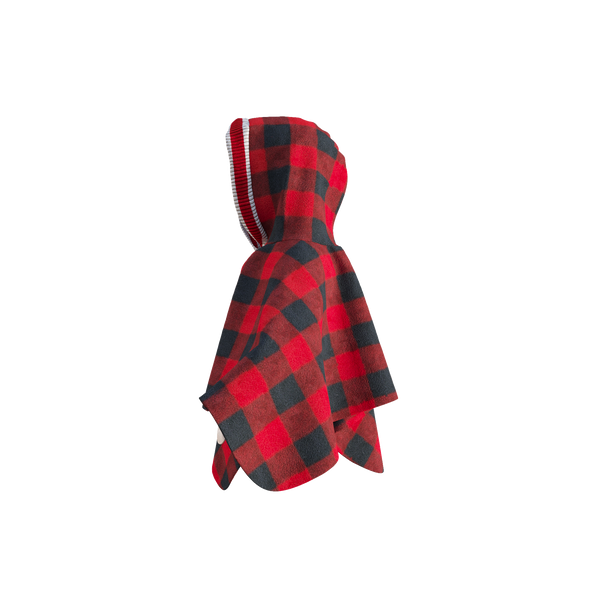 Pookie Poncho - Red Toddler/Youth Polar Fleece