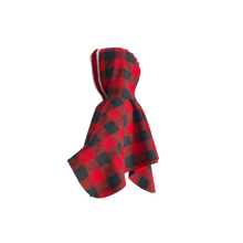 Load image into Gallery viewer, Pookie Poncho - Red Toddler/Youth Polar Fleece