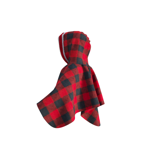 Pookie Poncho - Red Toddler/Youth Polar Fleece
