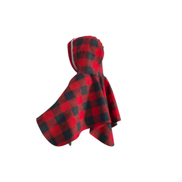 Pookie Poncho - Red Toddler/Youth Polar Fleece