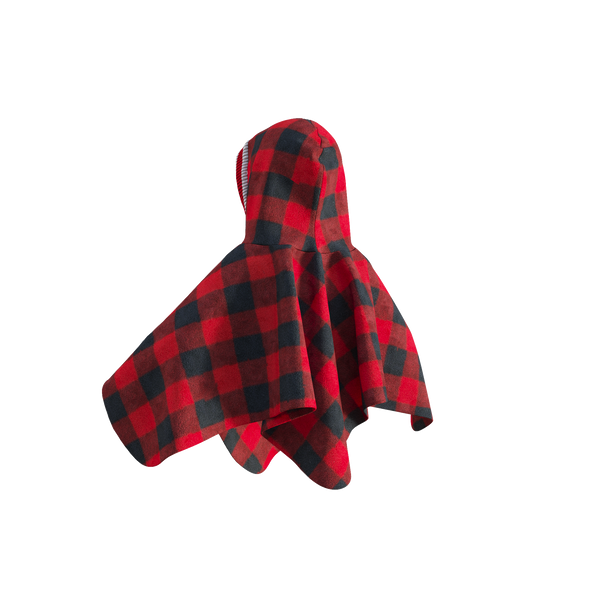 Pookie Poncho - Red Toddler/Youth Polar Fleece