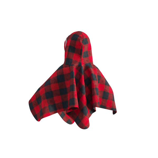 Pookie Poncho - Red Toddler/Youth Polar Fleece