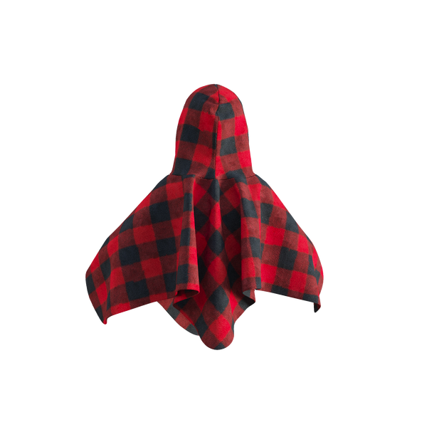 Pookie Poncho - Red Toddler/Youth Polar Fleece