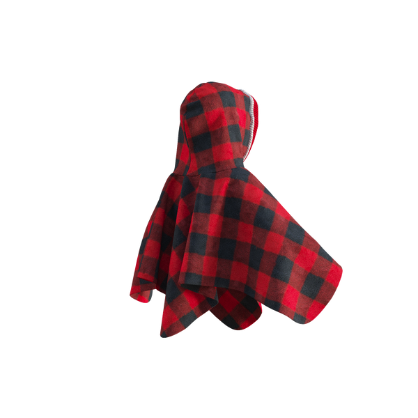 Pookie Poncho - Red Toddler/Youth Polar Fleece
