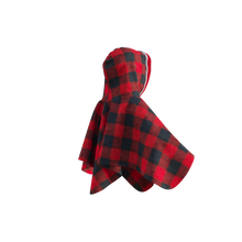 Load image into Gallery viewer, Pookie Poncho - Red Toddler/Youth Polar Fleece