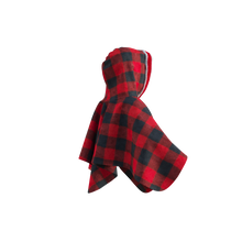Load image into Gallery viewer, Pookie Poncho - Red Toddler/Youth Polar Fleece