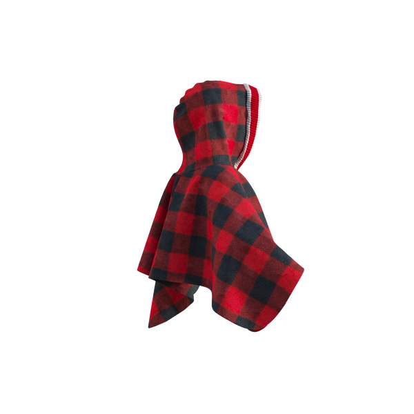 Pookie Poncho - Red Toddler/Youth Polar Fleece