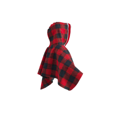 Load image into Gallery viewer, Pookie Poncho - Red Toddler/Youth Polar Fleece
