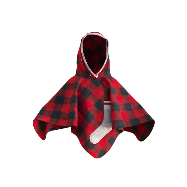 Pookie Poncho - Red Toddler/Youth Polar Fleece
