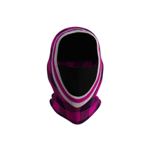Load image into Gallery viewer, Pook Ninja - Pink Plaid and Black Double Layer Polar Fleece Balaclava