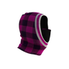 Pook Ninja - Pink Plaid and Black Double Layer Polar Fleece Balaclava