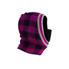Pook Ninja - Pink Plaid and Black Double Layer Polar Fleece Balaclava