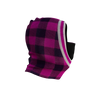 Pook Ninja - Pink Plaid and Black Double Layer Polar Fleece Balaclava