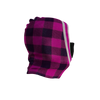Pook Ninja - Pink Plaid and Black Double Layer Polar Fleece Balaclava