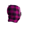 Pook Ninja - Pink Plaid and Black Double Layer Polar Fleece Balaclava
