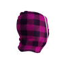 Pook Ninja - Pink Plaid and Black Double Layer Polar Fleece Balaclava