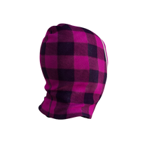 Load image into Gallery viewer, Pook Ninja - Pink Plaid and Black Double Layer Polar Fleece Balaclava