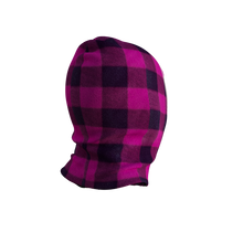 Load image into Gallery viewer, Pook Ninja - Pink Plaid and Black Double Layer Polar Fleece Balaclava