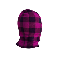 Load image into Gallery viewer, Pook Ninja - Pink Plaid and Black Double Layer Polar Fleece Balaclava