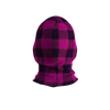Pook Ninja - Pink Plaid and Black Double Layer Polar Fleece Balaclava