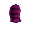 Pook Ninja - Pink Plaid and Black Double Layer Polar Fleece Balaclava