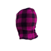 Pook Ninja - Pink Plaid and Black Double Layer Polar Fleece Balaclava