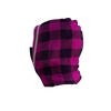 Pook Ninja - Pink Plaid and Black Double Layer Polar Fleece Balaclava