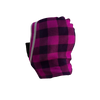 Pook Ninja - Pink Plaid and Black Double Layer Polar Fleece Balaclava
