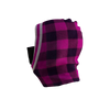 Pook Ninja - Pink Plaid and Black Double Layer Polar Fleece Balaclava