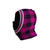 Pook Ninja - Pink Plaid and Black Double Layer Polar Fleece Balaclava