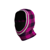 Pook Ninja - Pink Plaid and Black Double Layer Polar Fleece Balaclava
