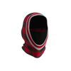 Pook Ninja - Red Plaid and Black Double Layer Polar Fleece Balaclava