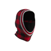 Pook Ninja - Red Plaid and Black Double Layer Polar Fleece Balaclava